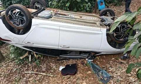 Công an đã xác định danh tính 3 người đàn ông mang theo rựa phát, đuổi theo xe ô -tô bị lật ngửa ở vườn hồ tiêu