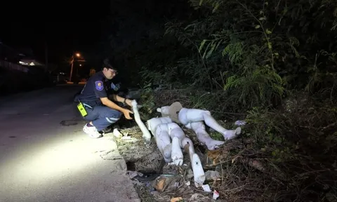 Cảnh sát ngỡ ngàng khi đến hiện trường người dân phát hiện "cặp đôi khoả thân ôm nhau trong bãi rác"