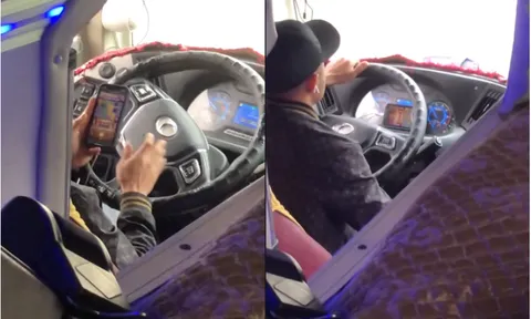 Đã xác định danh tính tài xế xe khách Thái Học dùng điện thoại chơi game khi lái xe