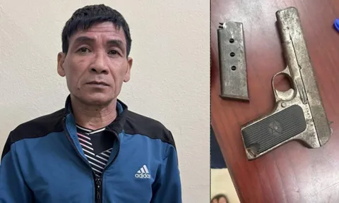 Điên cuồng giải quyết mâu thuẫn bằng súng K54, người đàn ông bị khởi tố