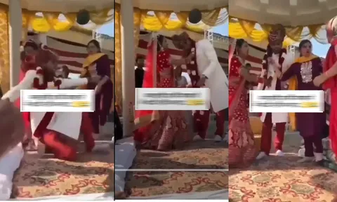Clip: Chú rể được bạn gái cũ "tặng" ngay cú xông phi trên lễ đường, quan viên hai họ bật ngửa