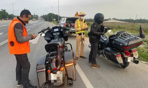 Phát hiện bất ngờ về dàn xe phân khối lớn chạy nghênh ngang trên quốc lộ 1