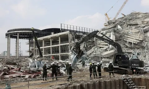 Tin nhói lòng về vụ sập toà nhà 33 tầng ở Thái Lan do thảm họa động đất