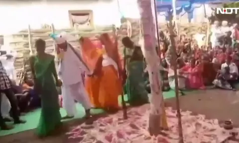 Clip: Chú rể khiến cả làng "mắt tròn mắt dẹt" vì cưới cùng lúc 2 cô vợ, lý do phía sau còn sốc hơn