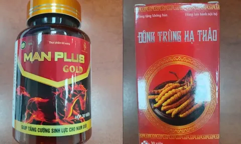 7 mẫu thực phẩm bảo vệ sức khỏe dành cho quý ông chứa chất cấm: Có cả đông trùng hạ thảo, Công ty TNHH Dược phẩm quốc tế Bảo Ngọc phân phối 5 mẫu
