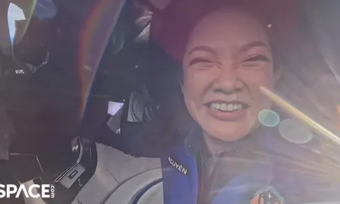 Clip: Thú vị khoảnh khắc phi hành gia gốc Việt ở ngoài không gian nói "Xin chào Việt Nam"