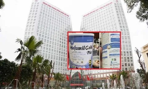 Sữa Hofumil Gold Plus giả được trúng thầu vào Bệnh viện 108 với hồ sơ đầy đủ, từ nguồn gốc, giấy phép, đến phiếu kiểm định chất lượng