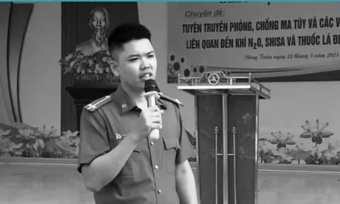 Thượng úy Nguyễn Đăng Khải anh dũng hy sinh trong khi truy bắt đối tượng vận chuyển trái phép chất ma túy