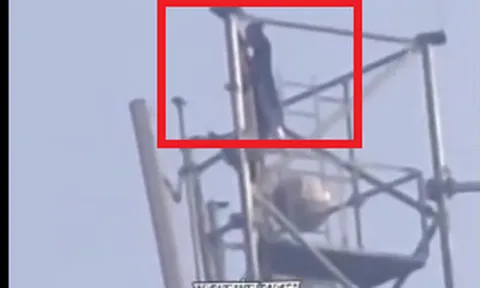 Leo lên tháp phát sóng di động cao 50m để bày tỏ tình yêu với bạn trai và cái kết