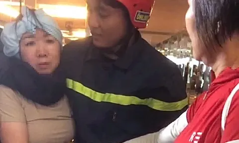 Trấn an, giải cứu thành công người phụ nữ mắc kẹt trong thang máy phòng gym