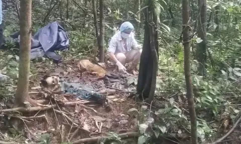 Nghi vấn về bộ xương người trong rừng sâu ở Quảng Ngãi