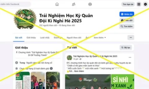 Công an lên tiếng cảnh báo lừa đảo khóa học kỹ năng học kỳ công an, trại hè quân đội