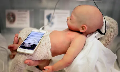 Có người đưa "đứa trẻ sơ sinh bằng búp bê" đi khám như người thật, gây choáng