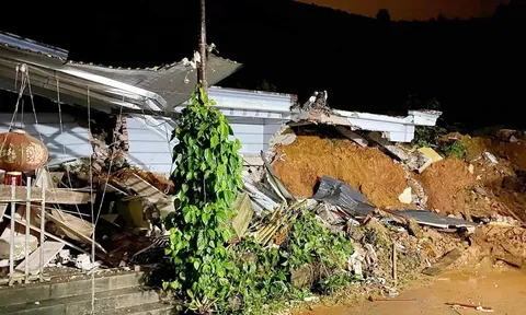 Bức ảnh khiến ai nấy nhói lòng về hiện trường căn nhà có 4 người giữa thành phố bị vùi lấp trong đêm tối