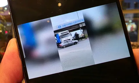 Container đẩy ô tô trượt gần 100m trên quốc lộ 51: Tiếng la hét thất thanh mới "phanh" được tài xế