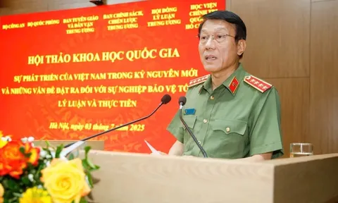 Bộ trưởng Bộ Công an nói về vai trò, sứ mệnh Công an nhân dân trong kỷ nguyên mới