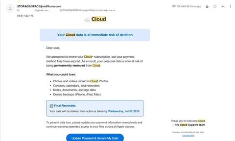 Cảnh báo khẩn: Thấy email này trong hộp thư đến, hãy xóa ngay lập tức!