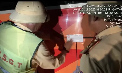 Tài xế bị tước GPLX do vi phạm giao thông tại Quảng Ngãi vẫn chở 38 hành khách vi vu trên cao tốc Vĩnh Hảo - Phan Thiết