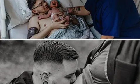 Cặp đôi đồng tính nam mang thai ngoài ý muốn sinh con tự nhiên, sự thật phía sau gây kinh ngạc