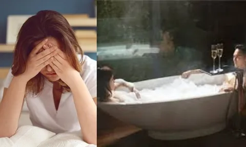 Vợ ập vào nhà nghỉ bắt quả tang chồng và nhân tình đang tắm chung, 'tiểu tam' biện minh ngớ ngẩn