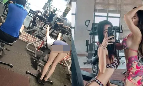 Đỏ mặt với trang phục hở hang phồn thực của nữ học viên, nam HLV phòng gym phát ngôn gây tranh cãi 