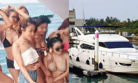 Rò rỉ thêm ảnh chủ tịch công ty nghìn tỷ ăn chơi thác loạn với dàn hot girl nóng bỏng trên du thuyền
