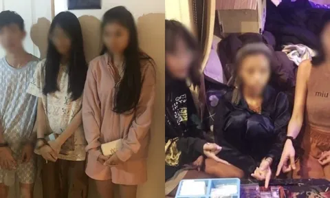 Đột nhập chung cư, bắt quả tang 1 nam 3 nữ đang làm chuyện động trời