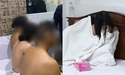 Đột kích bắt tại trận gái mại dâm trong tình trạng không mảnh vải che thân phục vụ khách: Lộ diện tú ông 18 tuổi