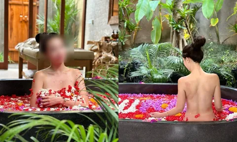 1 nữ diễn viên nổi tiếng lộ ảnh tắm trần không mảnh vải che thân khiến MXH xôn xao