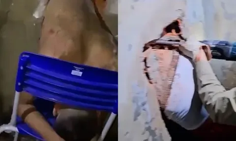 Phát hiện phạm nhân bị mắc kẹt trong tường bê tông sau hai ngày đào hầm trốn trại