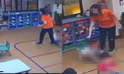 Bé trai 3 tuổi bị kéo lê khắp lớp như cây lau nhà, nghi vấn bạo hành tại trường mầm non