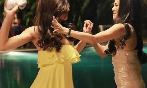 Bắt tại trận chồng trai trên gái dưới trong nhà nghỉ, vợ lôi tiểu tam ra giữa đường làm 1 việc khiến ai nấy thán phục