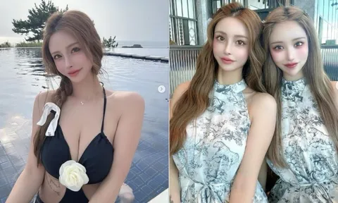 Bà ngoại 35 tuổi nóng bỏng gây sốt mạng xã hội: 4 con, 2 cháu, đứng cạnh con gái như chị em song sinh