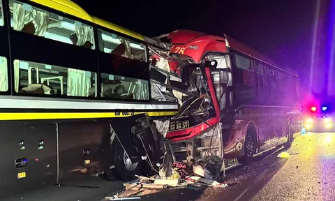 Thông tin mới quan trọng vụ 2 xe khách tông nhau làm 3 người chết trên cao tốc: Có liên quan đến tài xế
