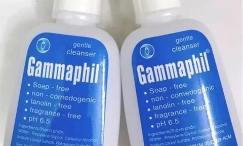 Lô sữa rửa mặt Gammaphil - chai 125ml bị Bộ Y tế thu hồi, yêu cầu tiêu hủy vì lý do phổ biến này