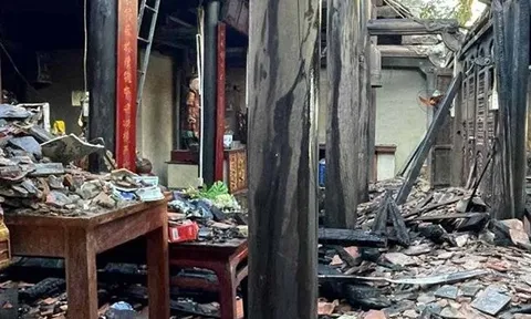 Di tích quốc gia chùa Báo Quốc bị cháy, hiện trạng còn lại gì?