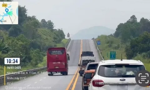 Lấn làn, "vượt ẩu" trên cao tốc Nội Bài - Lào Cai, tài xế trả giá đắt