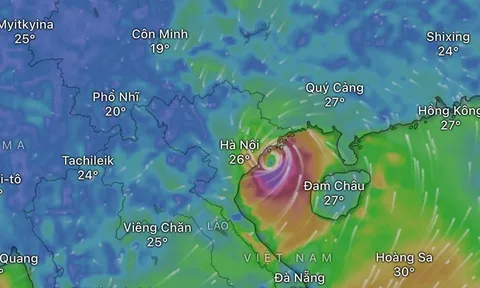 Tâm bão số 3 Wipha đang ở đâu và cách Hải Phòng - Hưng Yên - Ninh Bình bao xa?