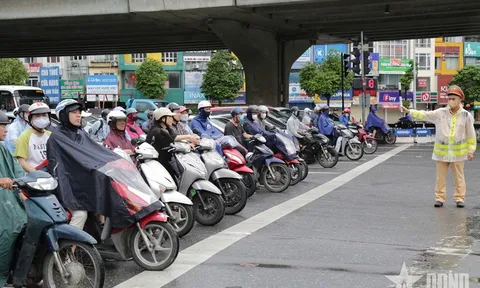 Hà Nội: Phòng chống bão số 3, Cảnh sát giao thông ra khuyến cáo