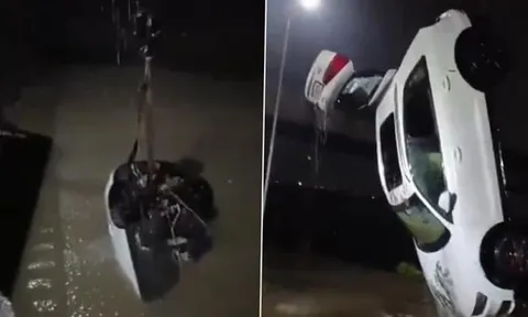 Nữ tài xế lái Audi lao thẳng xuống mương vì tin "anh bạn dẫn đường thân quen"