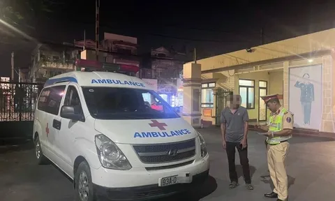 Danh tính tài xế không có bằng vẫn điều khiển xe cứu thương, tổng vi phạm 3 lỗi