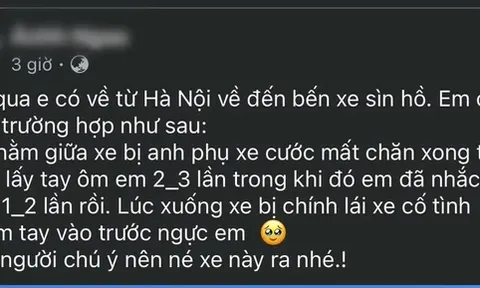 Nữ hành khách bị lái xe chạm vào vùng nhạy cảm, bóc phốt lên mạng xã hội: Công an vào cuộc