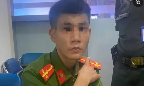 Đối tượng mặc quân phục công an với quân hàm thượng úy chạy xe máy vào sân bay Đà Nẵng có mục đích gì?