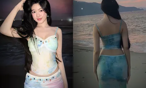 Lọ Lem con gái Quyền Linh mặc đồ xuyên thấu khoe eo bé xíu, dân tình tiếc hùi hụi vì không đi thi hoa hậu