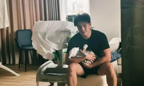 Ngô Thanh Vân reo lên khi thấy ái nữ có mũi cao tự nhiên, Huy Trần kém sắc, giảm vài cân chỉ sau 1 tuần trông con