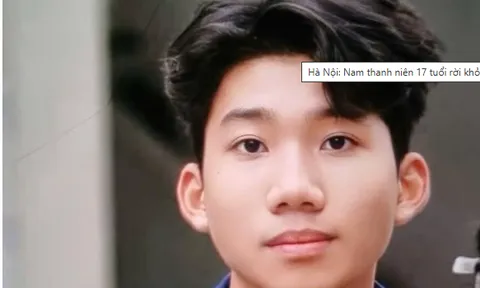Nam thanh niên 17 tuổi rời khỏi nhà để lại lời nhắn "sẽ tự vẫn", đau lòng chiếc xe được phát hiện ở cầu Thăng Long