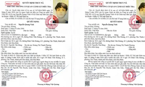 Bắt Nguyễn Quang Vinh sau gần 4 tháng kể từ thời điểm bị truy nã nguy hiểm vì chứa mại dâm