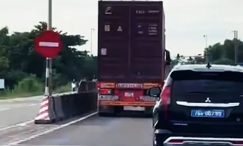 Danh tính tài xế lái ô tô đầu kéo cản trở đoàn xe ưu tiên đang đi làm nhiệm vụ