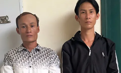 Hai nghi phạm trộm 20 điện thoại ở cửa hàng Điện Máy Xanh khai gì tại cơ quan công an?