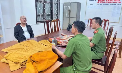 Mang nhiều tiền án, không có tiền tiêu, gã trai liều lĩnh giả nhà sư "trừ vong" để lừa đảo, chiếm đoạt tài sản